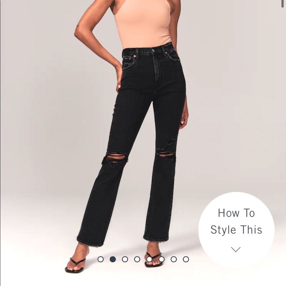 Abercrombie and Fitch “Ankle Straight” Ultra High Rise Jeans!